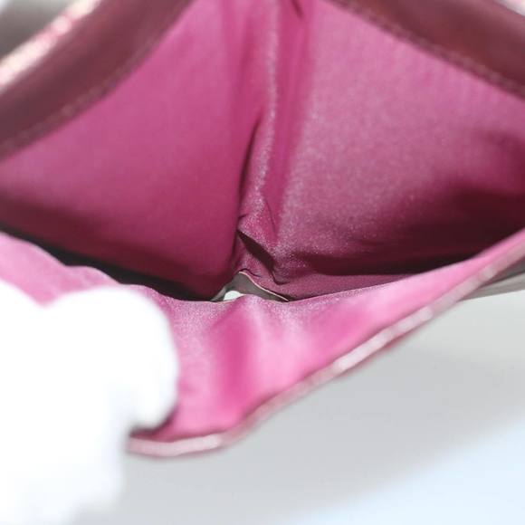 Christian Dior Trotter Canvas Saddle Wallet Red Auth ai709 - Picture 9 of 16